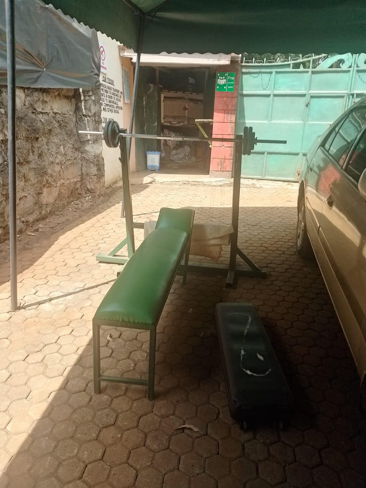 Gym corner at Safe Steps Recovery Centre